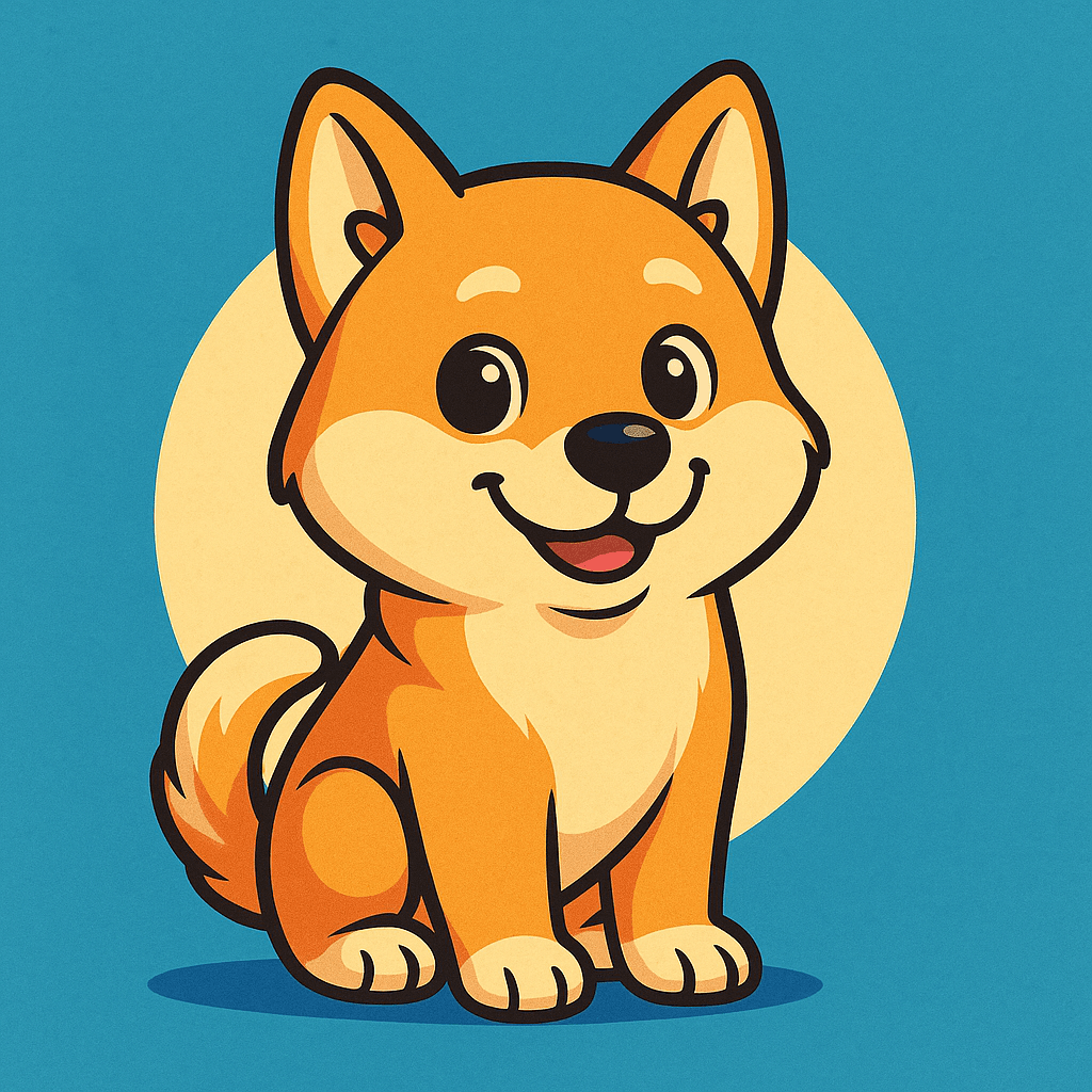 Cartoon style pet portrait